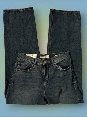 Garage BNWT Women's Dark Wash Straight Leg Jeans